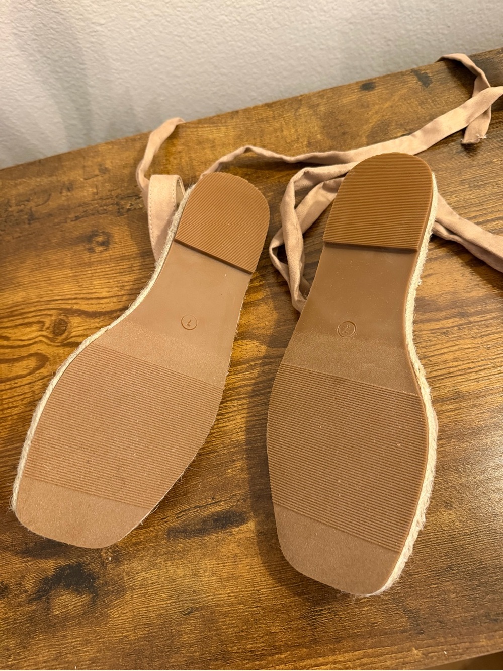 Journee Collection Blush Tie-Ankle Espadrille Sandals - Picture 4 of 4